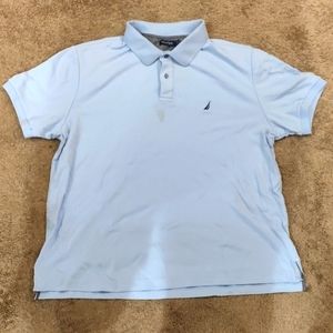 2XL Light blue Nautica polo